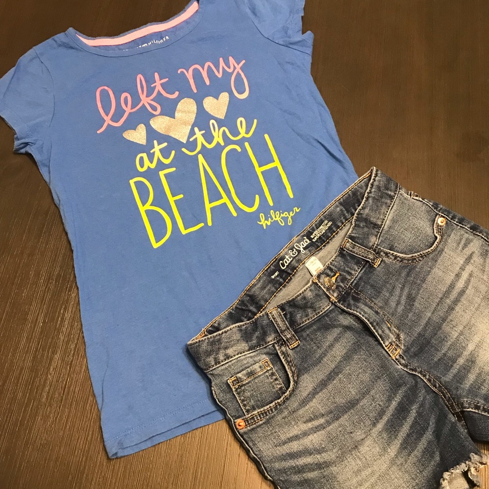 Girls shorts and shirt